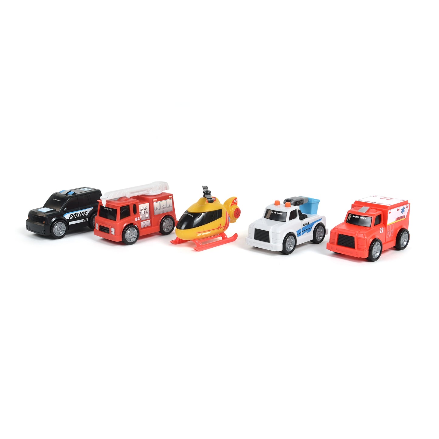 320002 | Micro Mini City Rescue Car and Truck Set