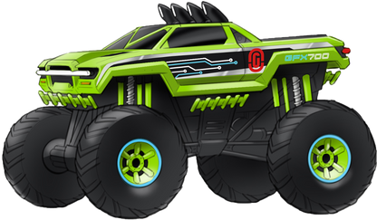 320439 | L&S 12" Off-Road Monster Truck - Green