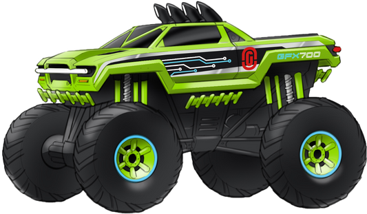 320439 | L&S 12" Off-Road Monster Truck - Green