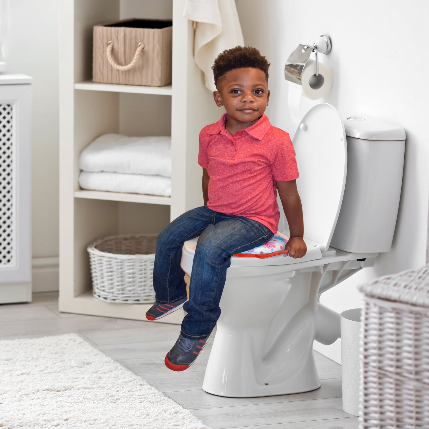 320669 | CoComelon Soft Potty Training Seat, Red