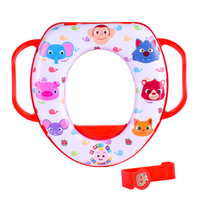 320669 | CoComelon Soft Potty Training Seat, Red