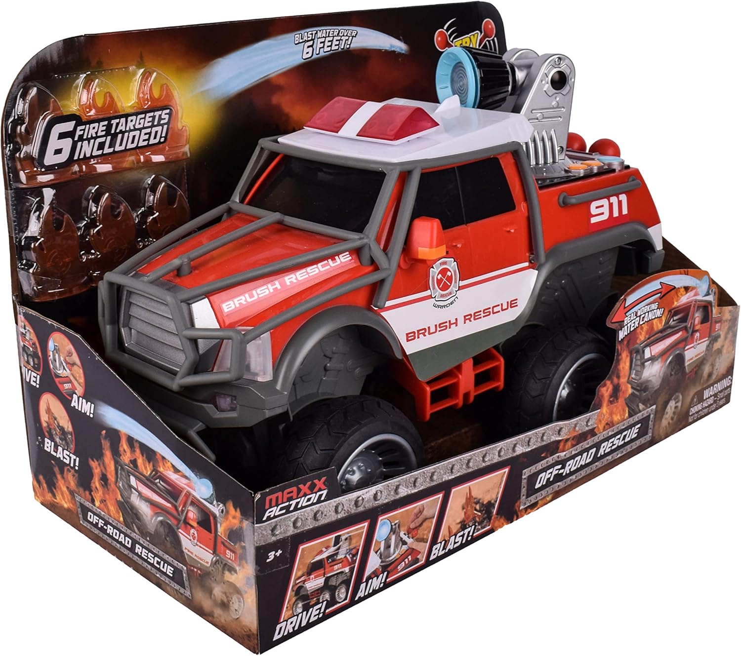 L&S Bushfire Mega Truck – Water Shooting Rescue Vehicle