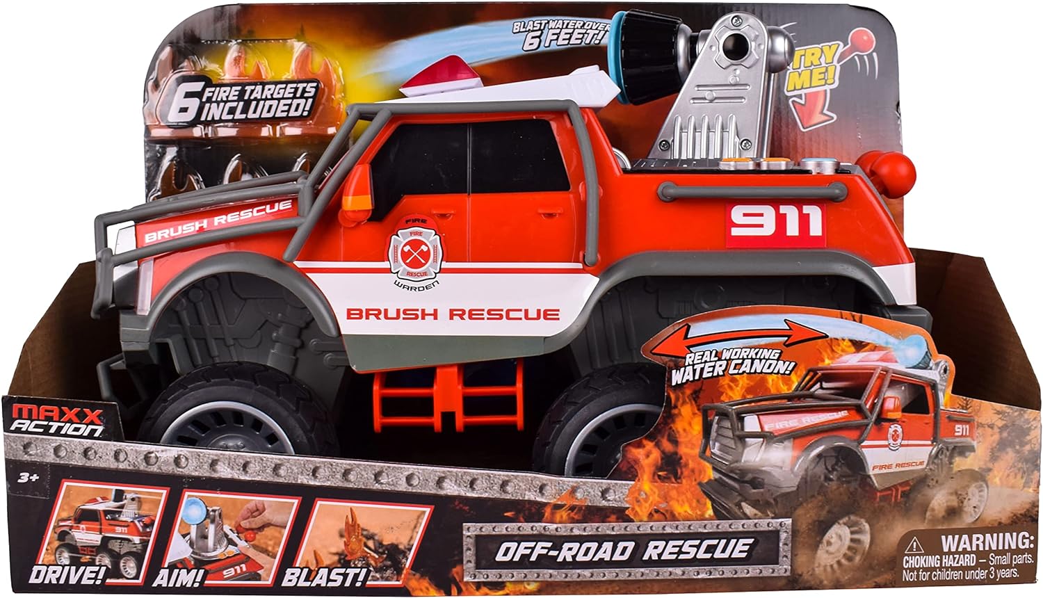 L&S Bushfire Mega Truck – Water Shooting Rescue Vehicle