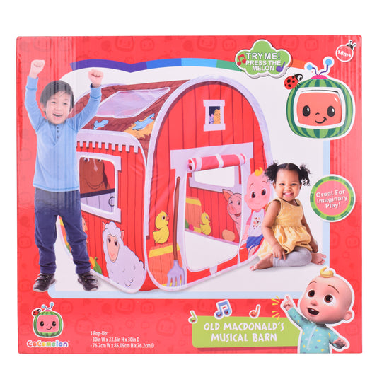 320688 | CoComelon Old MacDonald's Musical BARN Pop Up Tent