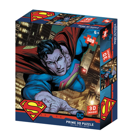 32577 | Superman DC Comics Prime 3D Jigsaw Puzzle 32577 500pc 24x18"