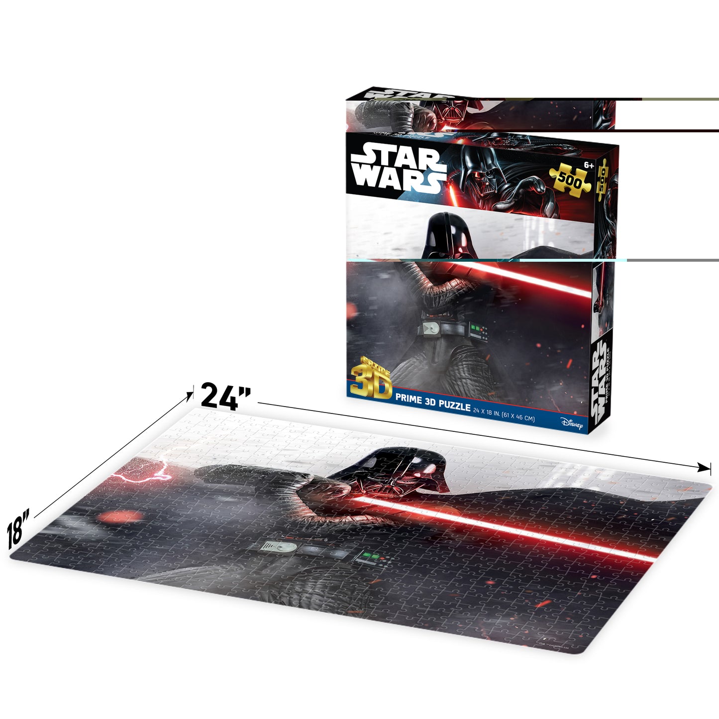 Star Wars Darth Vader 3D Puzzle – Prime3D Dark Side Edition 32609