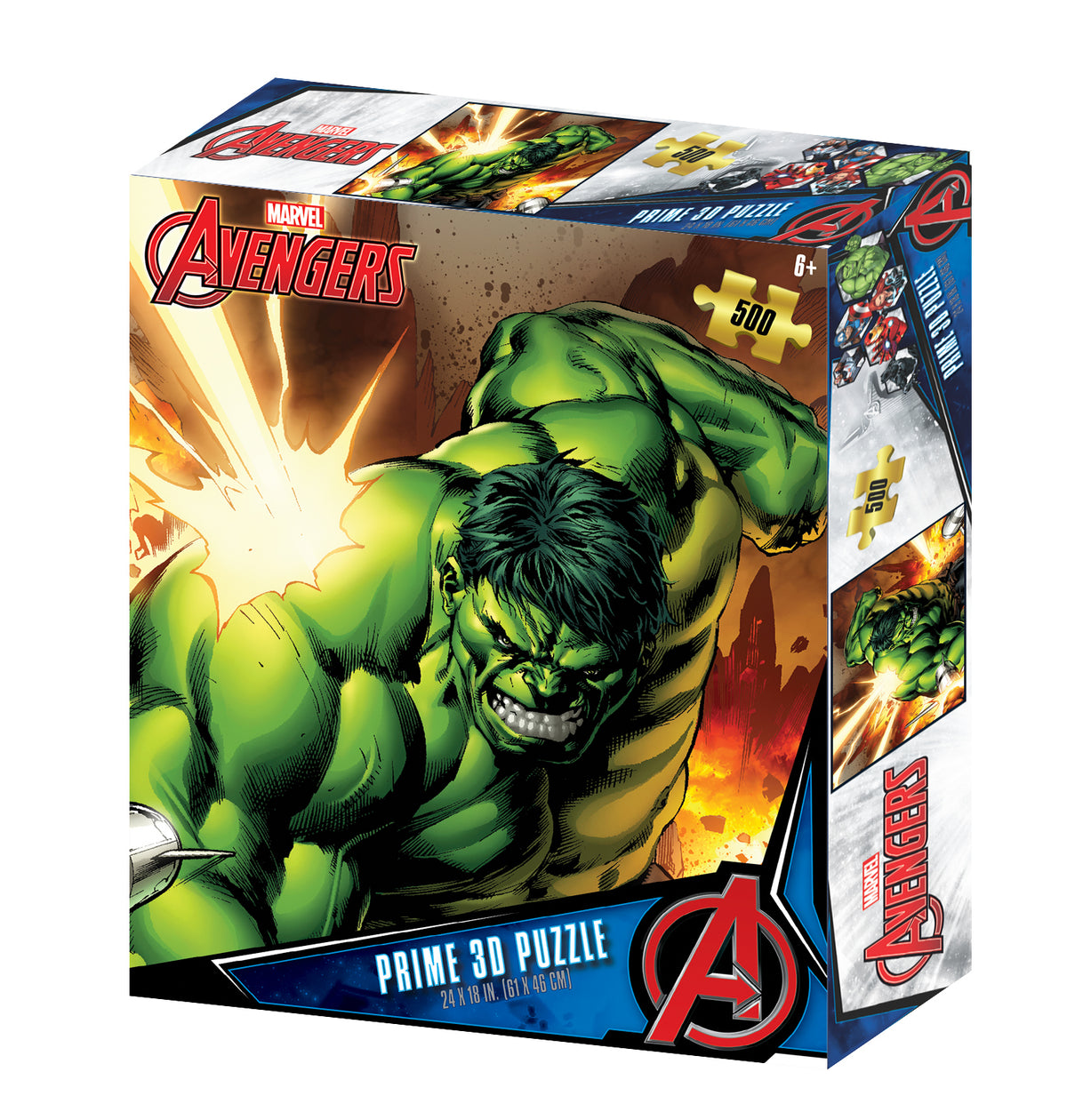 Avengers - The Hulk Marvel 3D Jigsaw Puzzle 32672 500pc 24x18"