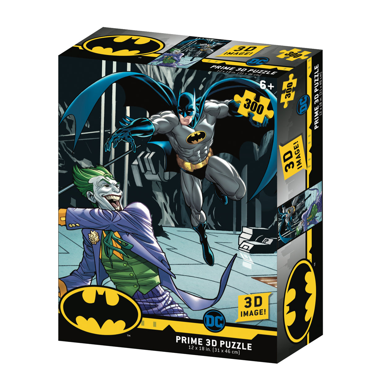 Batman VS Joker DC Comics 3D Jigsaw Puzzle 33002 300pc 18x12"