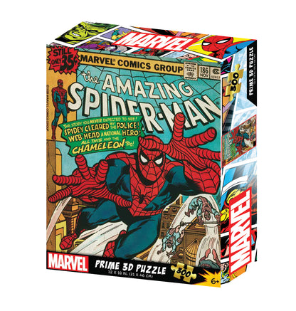 Spider Man Marvel Comics 3D Jigsaw Puzzle 33193 300pc 12x18"