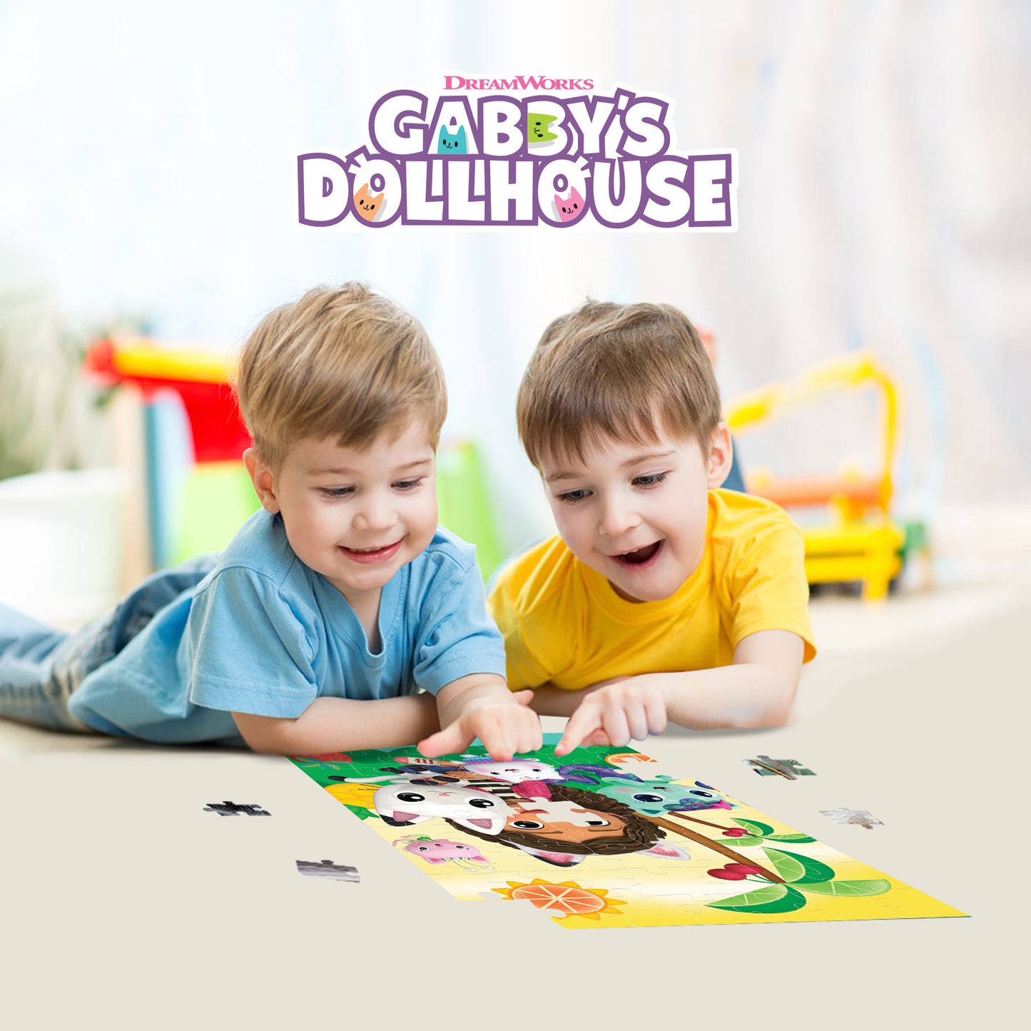 33367 Universal Gabby's Dollhouse 63pc 18x12"