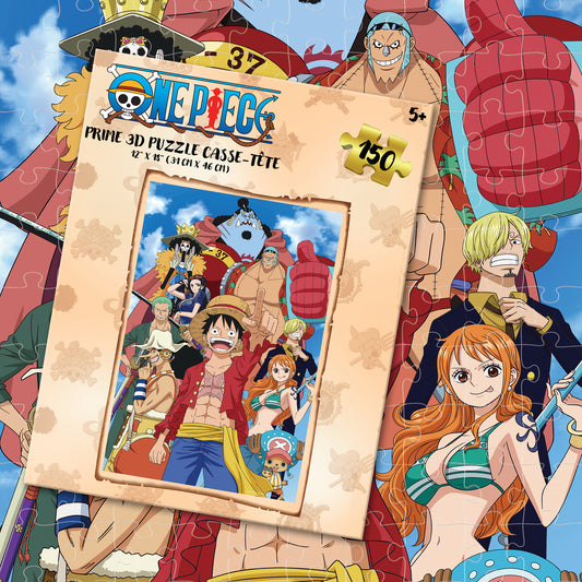 33401 Toei One Piece Luffy Point 150pc 12x18"
