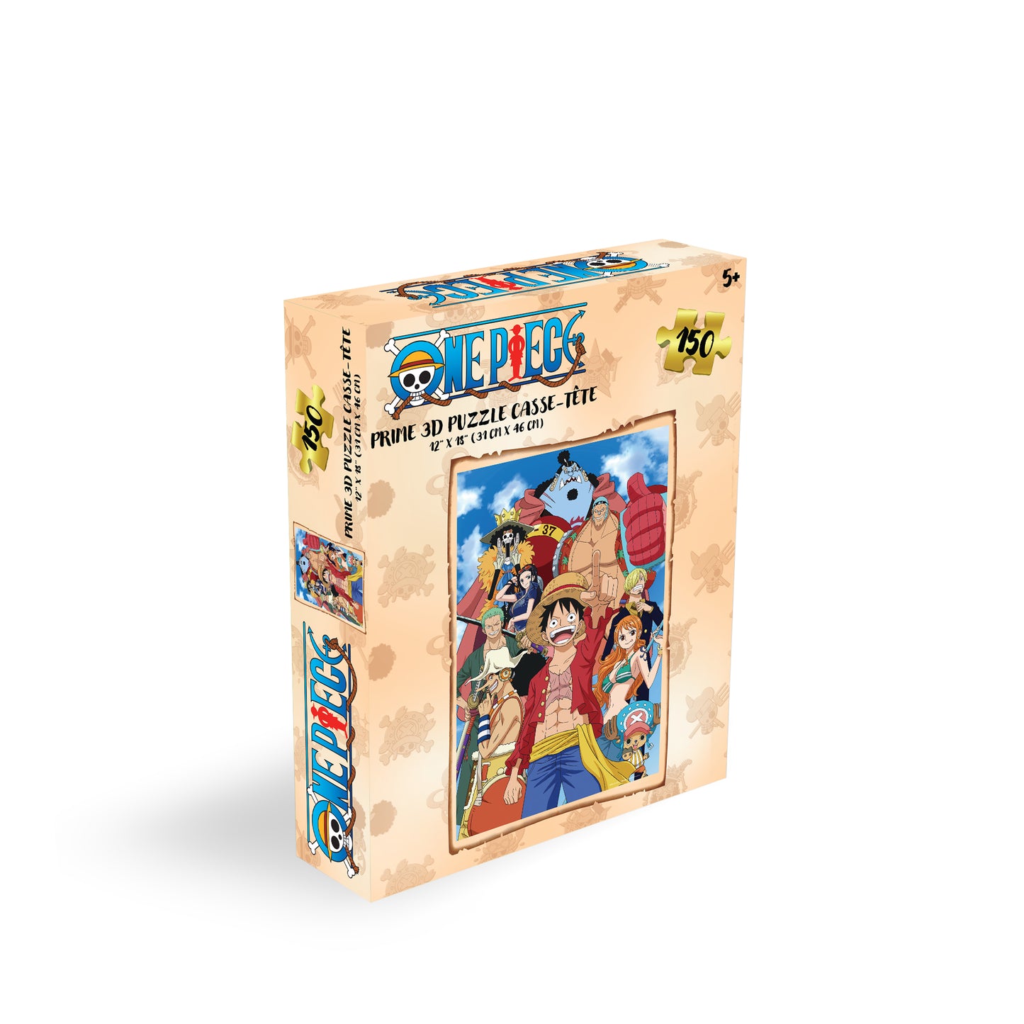 33401 Toei One Piece Luffy Point 150pc 12x18"