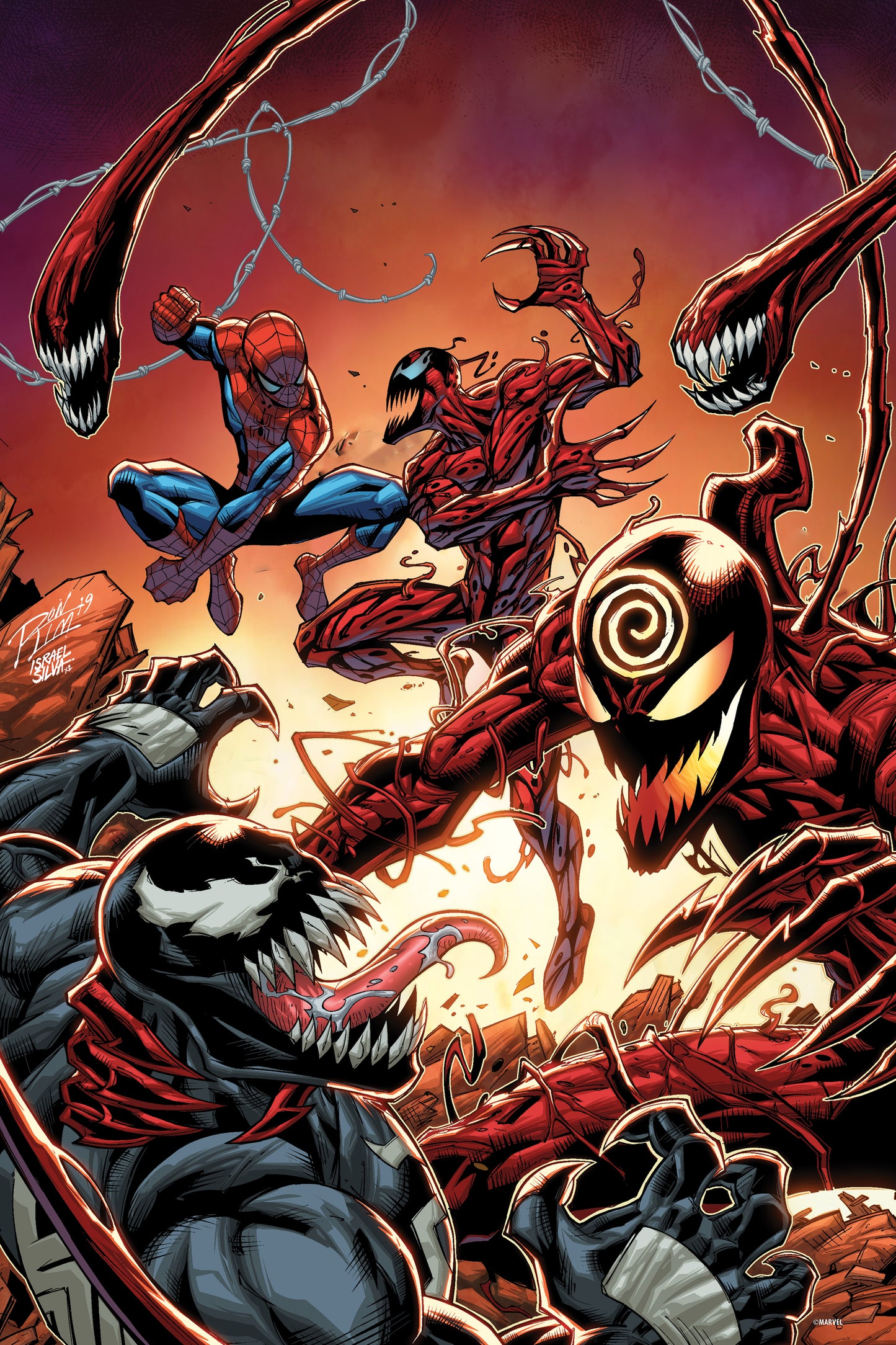 33404 Marvel Spider-Man Venom 300pc 12x18"