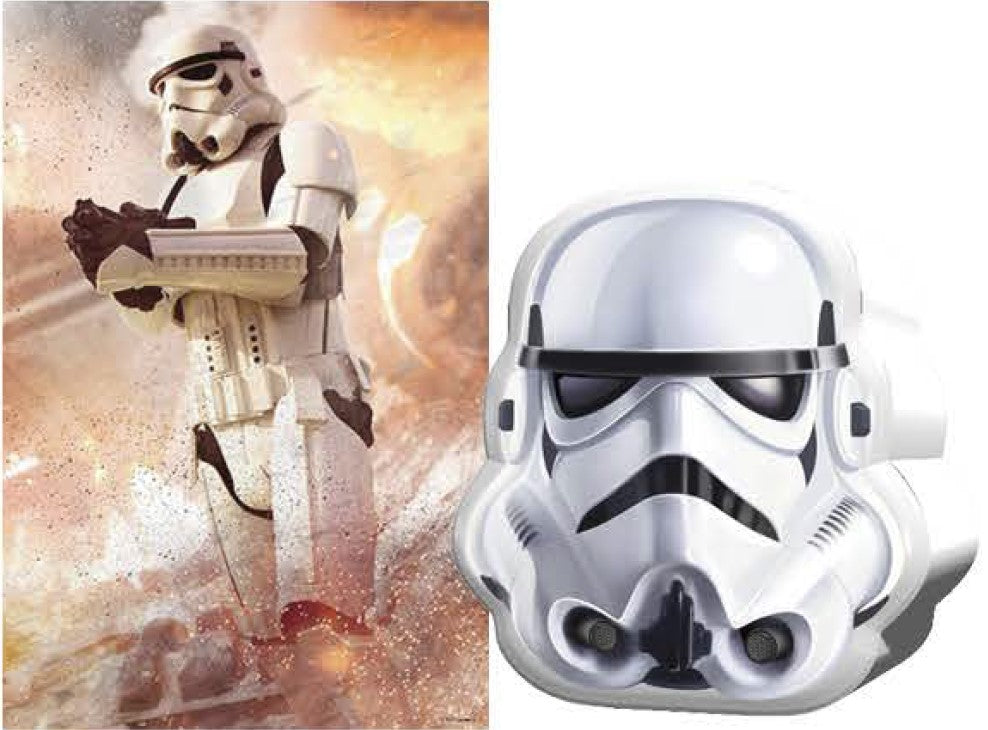 35578 | Star Wars Storm Trooper Shaped Tin 300pc 18x12"