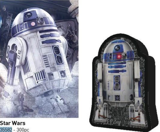 35582 | Star Wars R2D2 Shaped Tin 300pc 18x12"