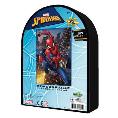 Spider Man Marvel 3D Jigsaw Puzzle in Tin Box Packaging 35586 300pc 12x18"