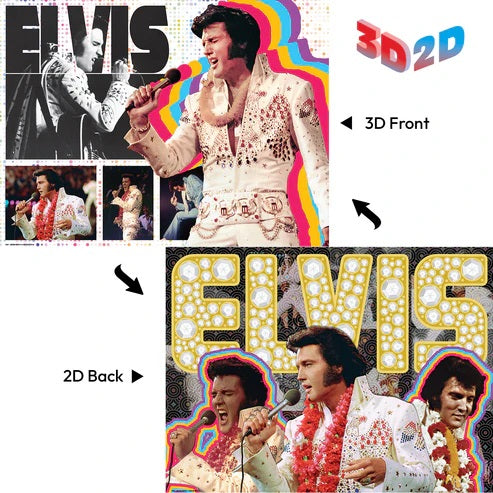 37519 | 3D/2D ABG Elvis Presley 500pc 24x18"