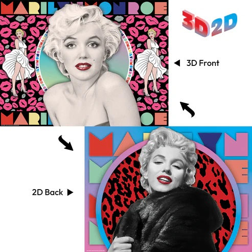 37520 | 3D/2D ABG Marilyn Monroe 500pc 24x18"