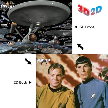37524 | 3D/2D Paramount Star Trek 500pc 24x18"