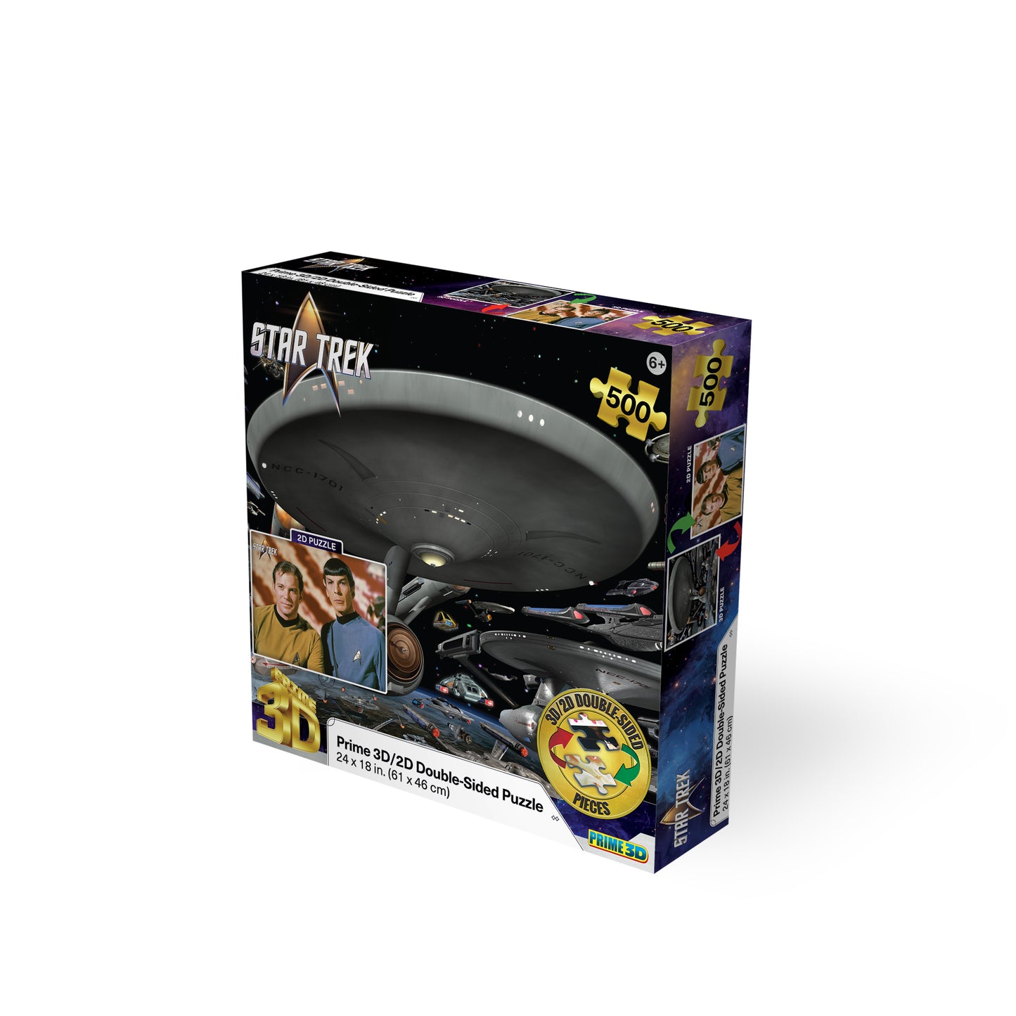 37524 | 3D/2D Paramount Star Trek 500pc 24x18"