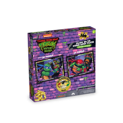 Teenage Mutant Ninja Turtles Puzzle – 300 Piece 3D/2D Nickelodeon Jigsaw (24"x18") | 37540