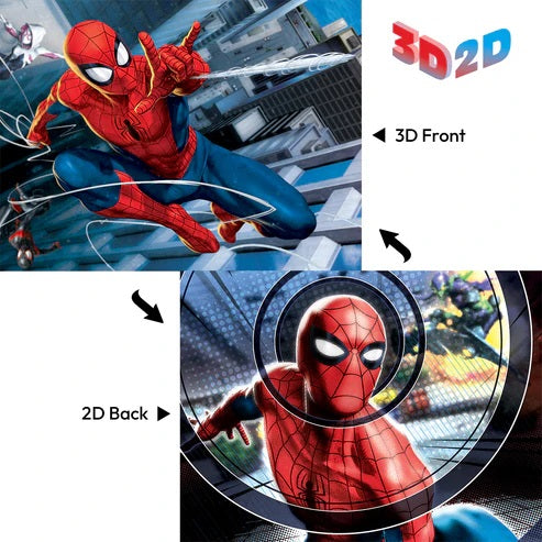 37541 | 3D/2D Marvel Spider-Man 500pc 24x18"