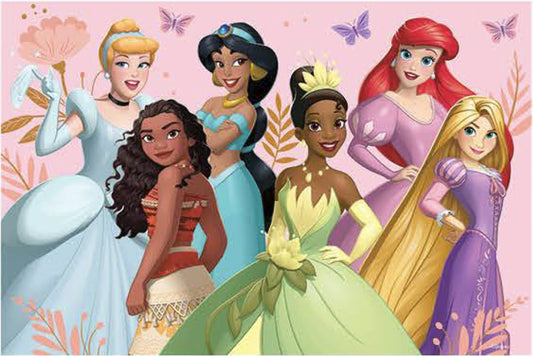 37550 | 3D/2D Disney Princess 200pc 12x18"