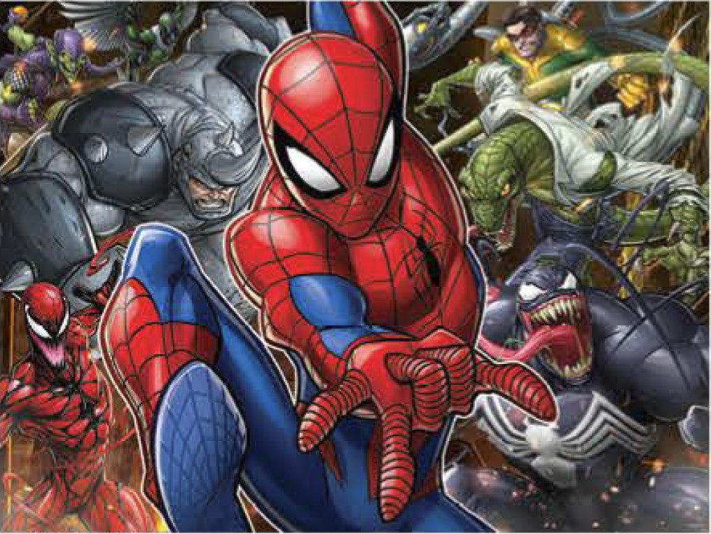 37555 | 3D/2D Marvel Spider-Man 500pc 24x18"