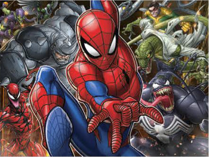 37555 | 3D/2D Marvel Spider-Man 500pc 24x18"