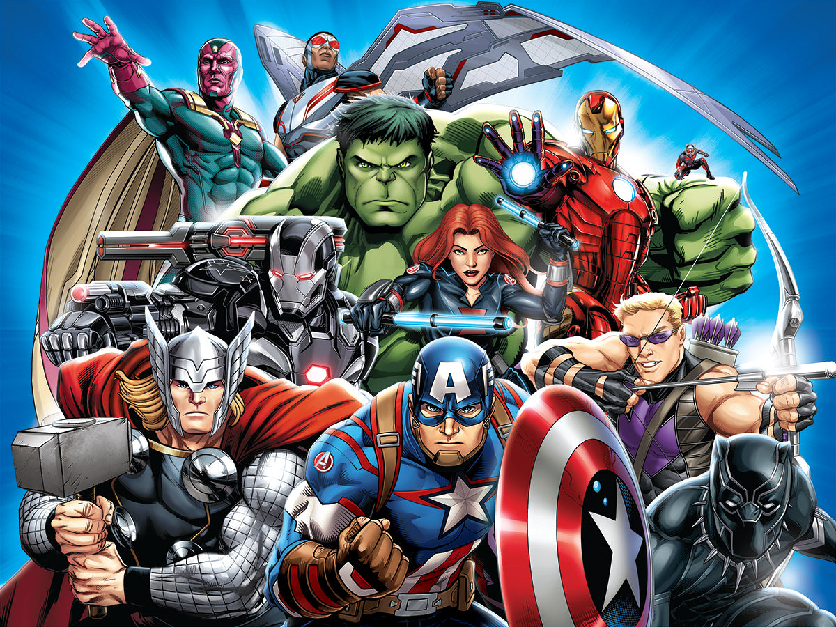 37556 | 3D/2D Marvel Avengers 500pc 24x18"