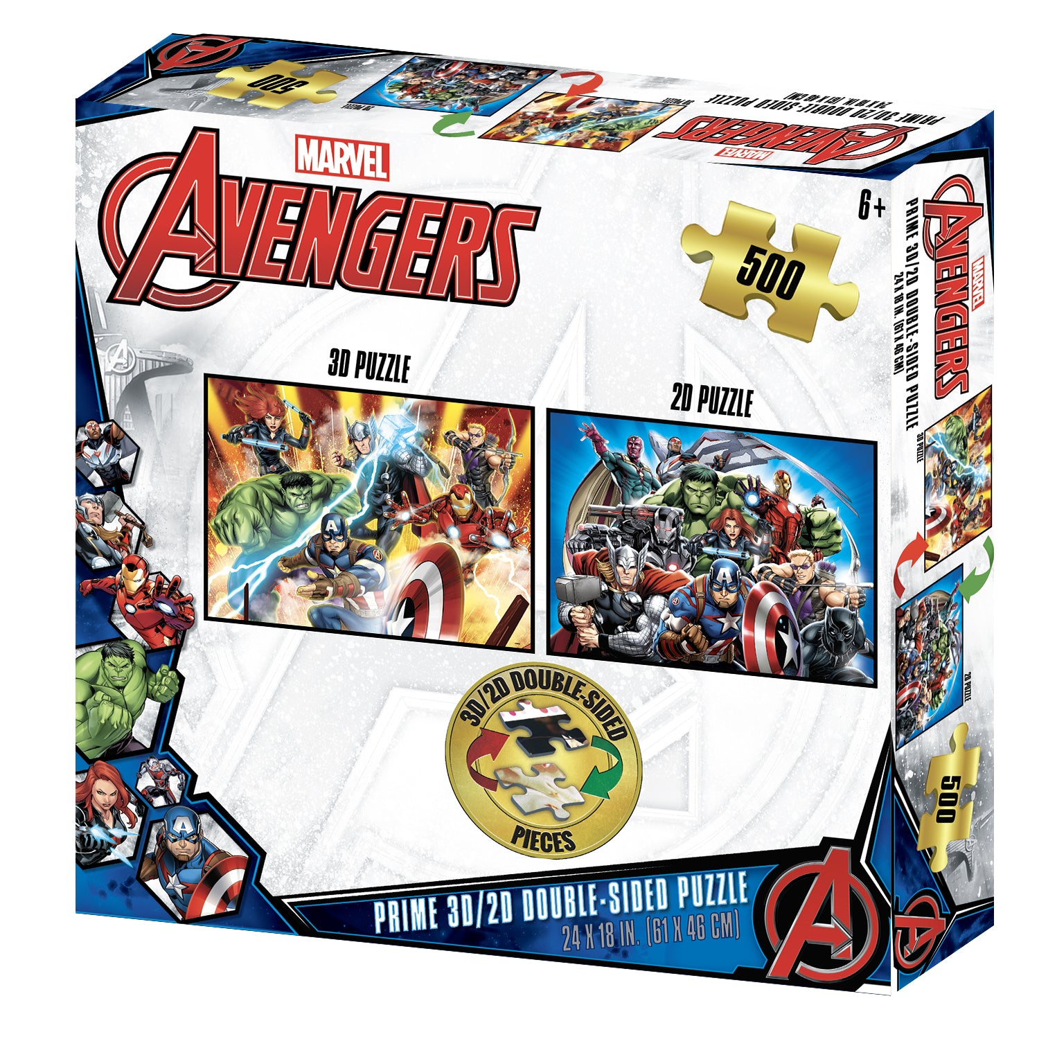 Marvel Avengers 3D Puzzle – Lenticular Edition