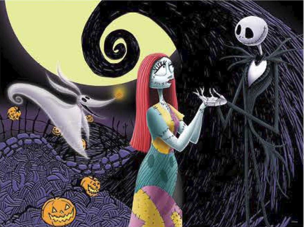 37557 | 3D/2D Disney The Nightmare Before Christmas 500pc 24x18"