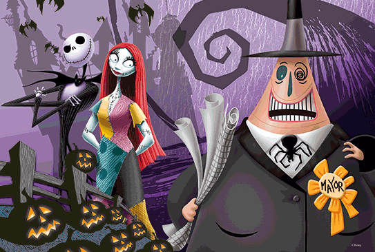 The Nightmare Before Christmas Puzzle – 200 Piece 3D/2D Disney Jigsaw (12"x18")