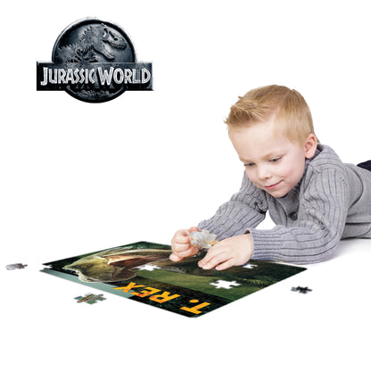 Jurassic World Puzzle – 200 Piece 3D/2D Universal Dinosaur Jigsaw (12"x18") | 37585