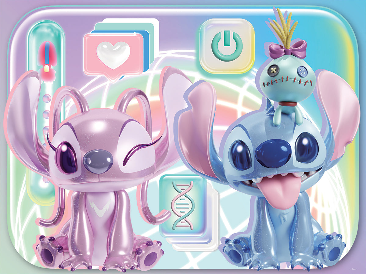 37619 | 3D/2D Disney Stitch 500pc 24x18"