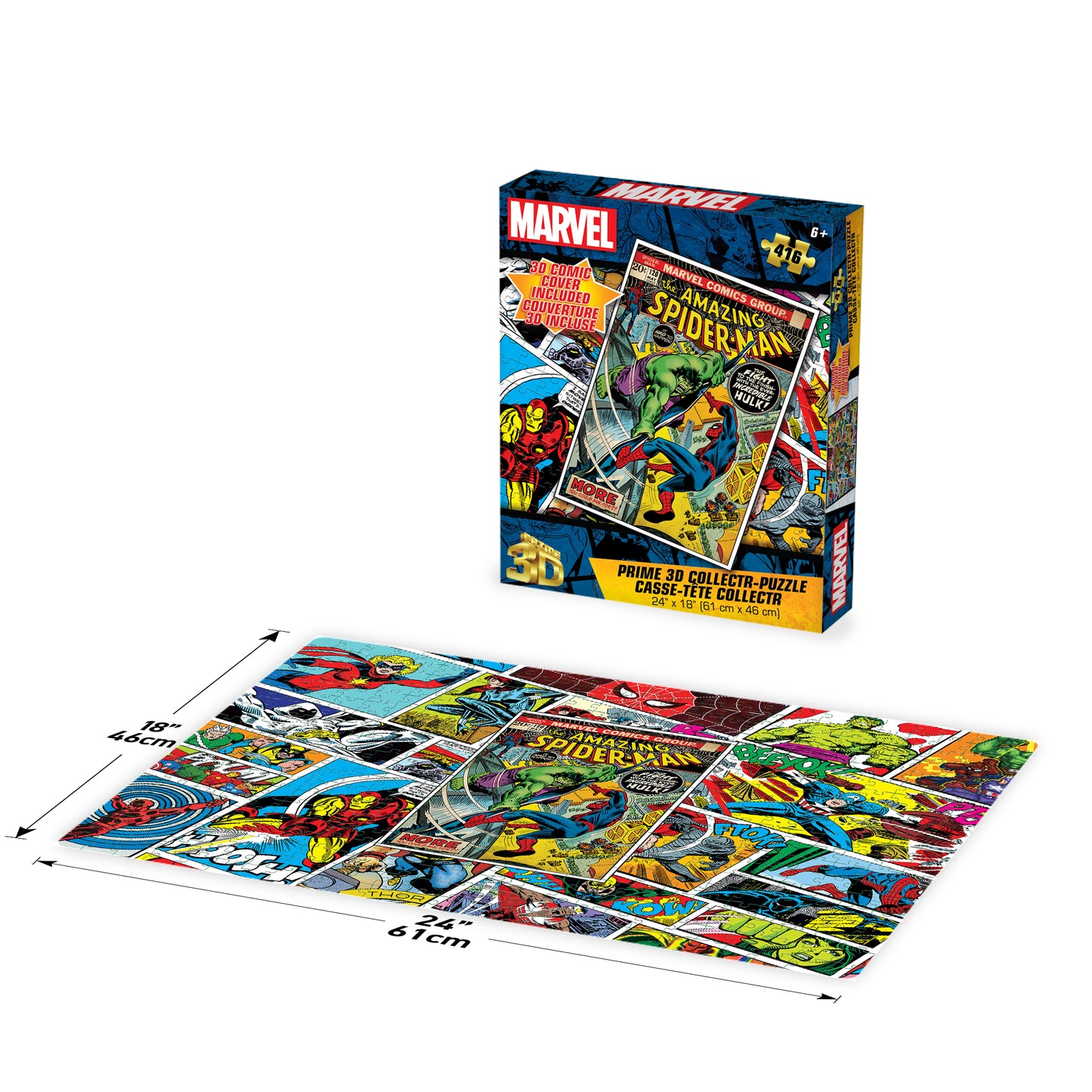 42507 COLLECTR Marvel Comic Book Spiderman 416pc 24x18"