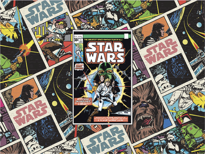 42510 COLLECTR Star Wars Comic Book Luke Lightsaber 416pc 24x18"