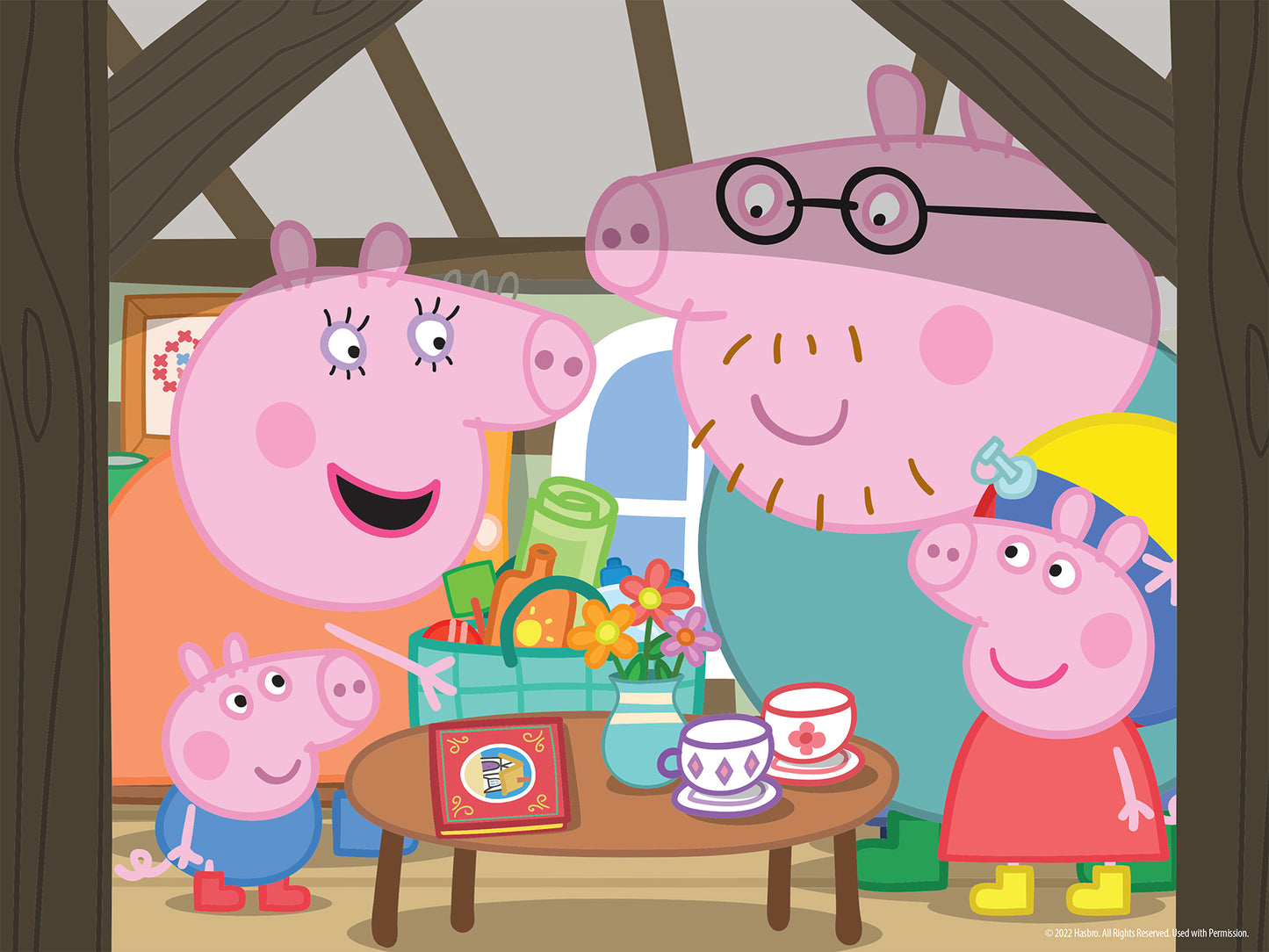 44002 | Peppa Pig Prime 3D Jigsaw Puzzle 44002 24pc 12x9"