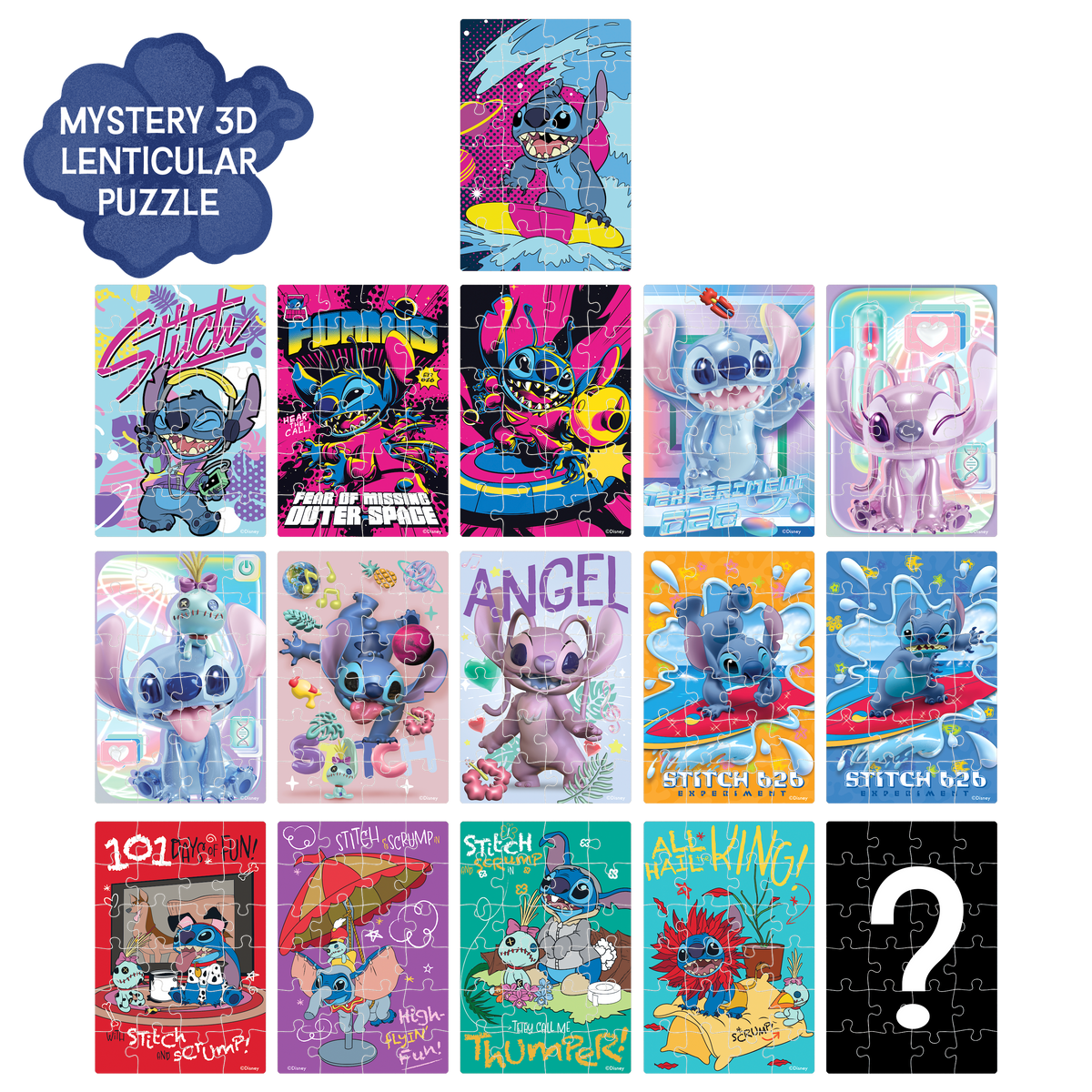 47002 Disney Stitch Mystery 24PC Blind Bag (16 unit/CDU)