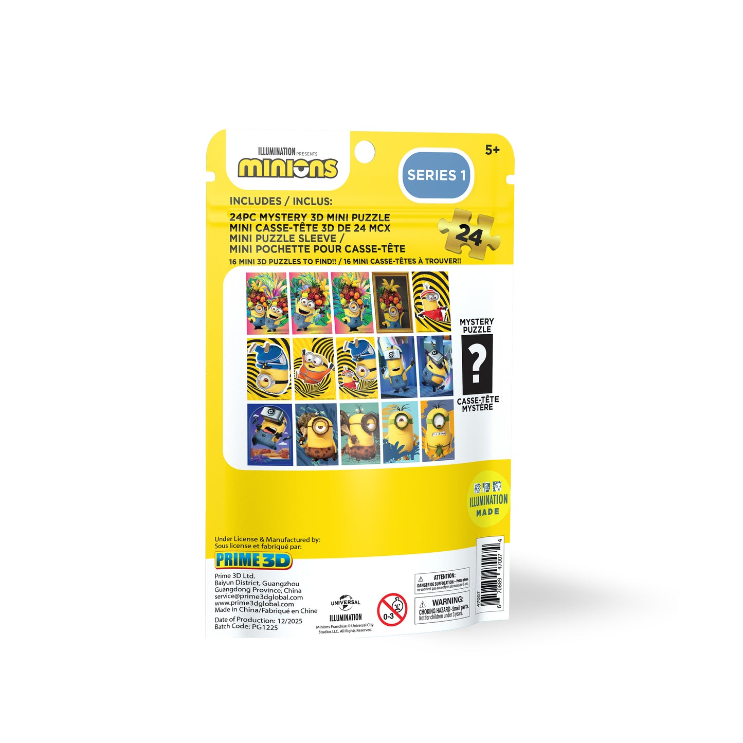 47007 Universal Minions Mini Mystery Blind Bag CDU