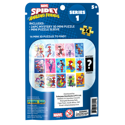 47011 Disney Jr. Spidey and His Amazing Friends Mystery 24PC Blind Bag (16 unit/CDU)