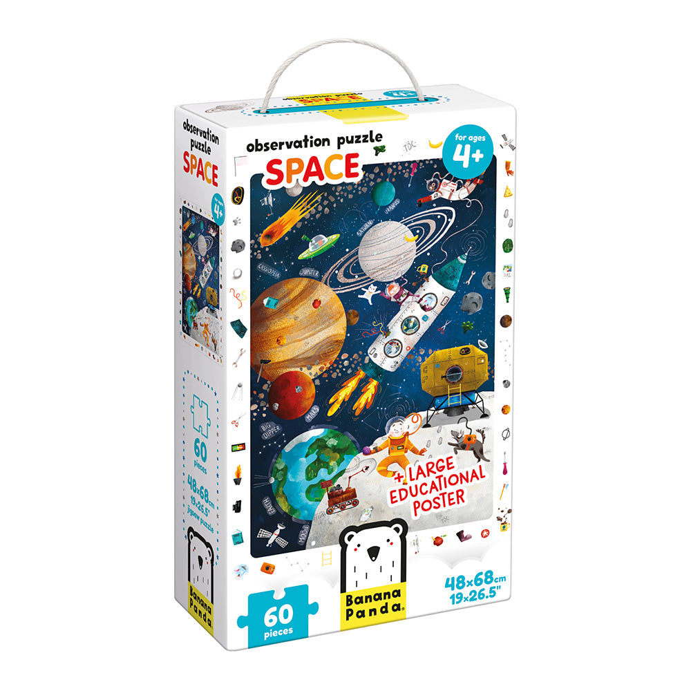 33666 | Banana Panda Observation Puzzle Space 60pcs 4+