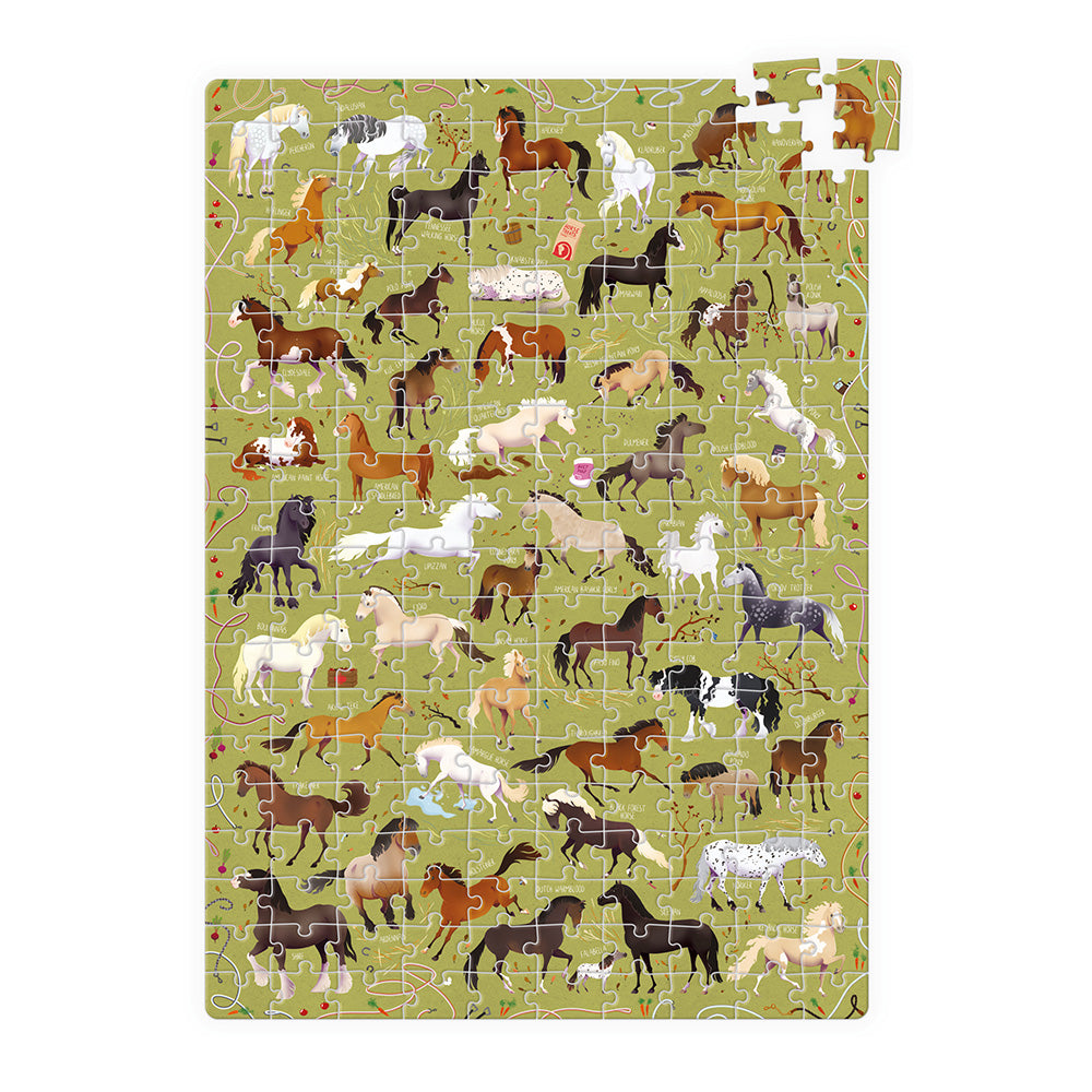 49216 | Banana Panda Puzzlove Horses 200pcs 26.8x19” 7+