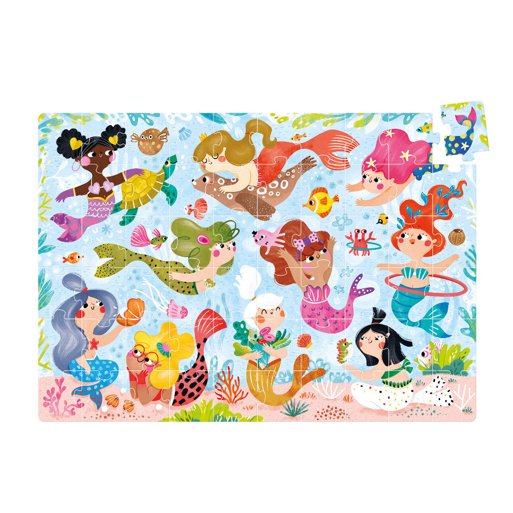 49259 | Banana Panda Magical Jumbo Puzzle Mermaids 60pcs 2+