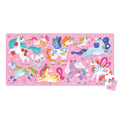 49264 | Banana Panda I love Unicorns puzzle 60pcs 26×12.6” 4+