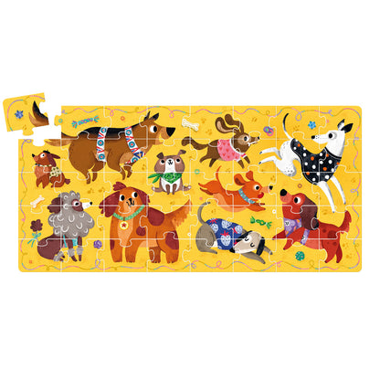 49287 | Banana Panda I love Dogs puzzle, 40pcs 26×12.6” 3+