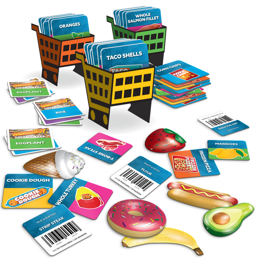 Supermarket Sweep Board Game – Action-Packed Shopping Fun for 2–4 Players