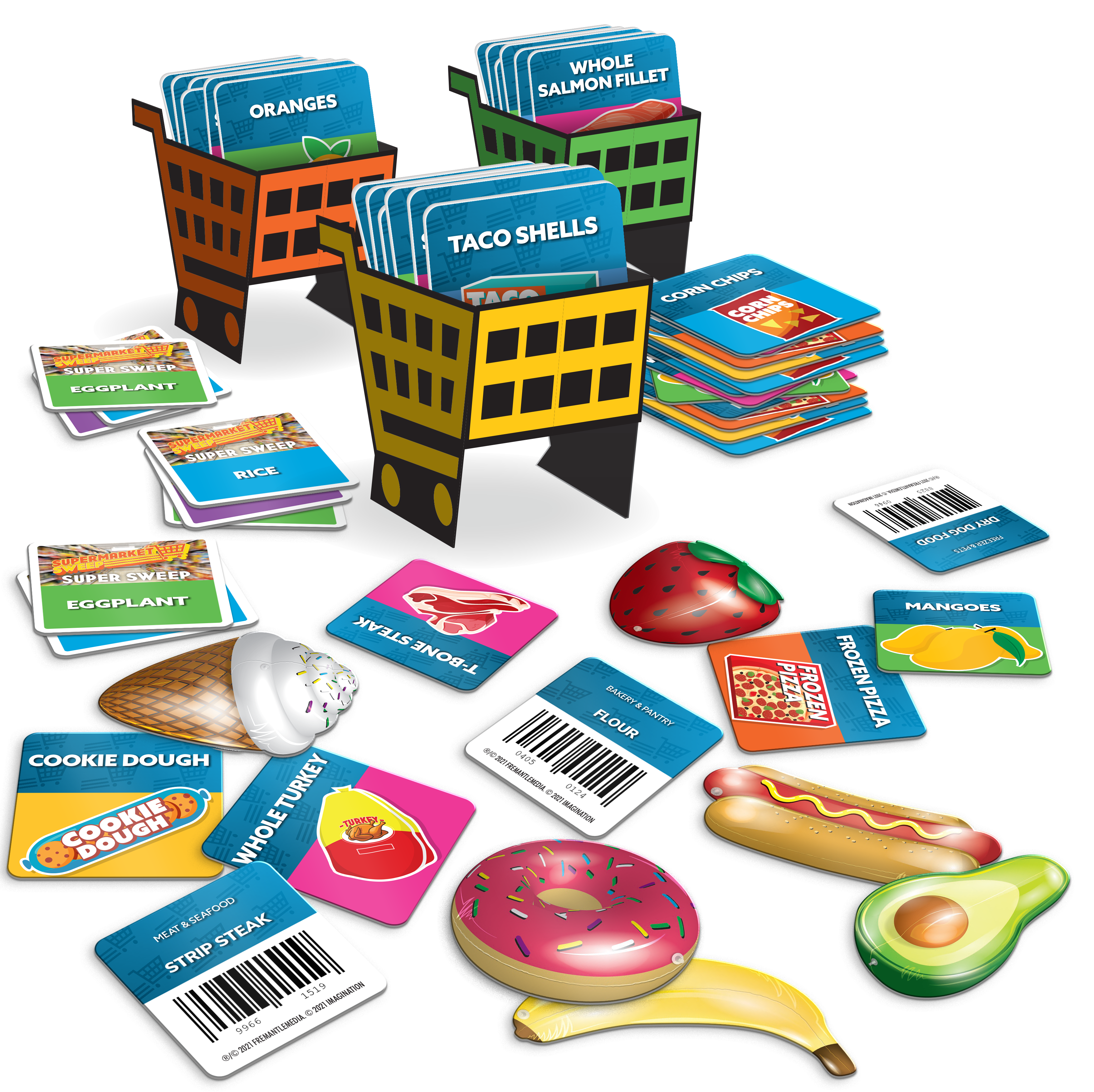 Supermarket Sweep Board Game – Action-Packed Shopping Fun for 2–4 Players