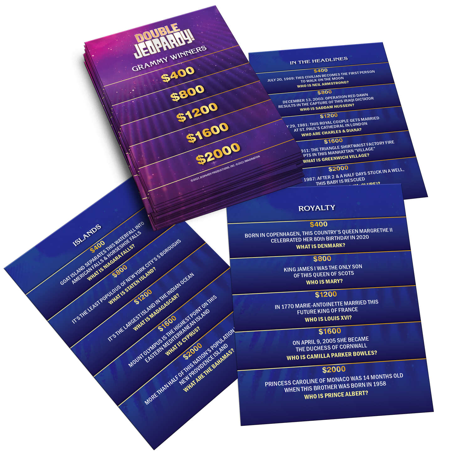 6840 | Jeopardy Jumbo Card Game