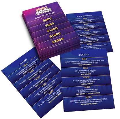 6840 | Jeopardy Jumbo Card Game